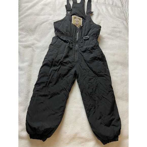 Jonathan Stone Kids Toddler Snowsuit Black  Overalls  Size 4T - Picture 1 of 7